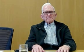 Overseeing Shepherd of Gloriavale Howard Temple speaking to the Abuse in Care Royal Commission of Inquiry on 13 October, 2022.