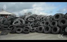 Govt announces solution to tyre stockpiles