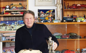 Warwick Henderson,  antique toy collector.