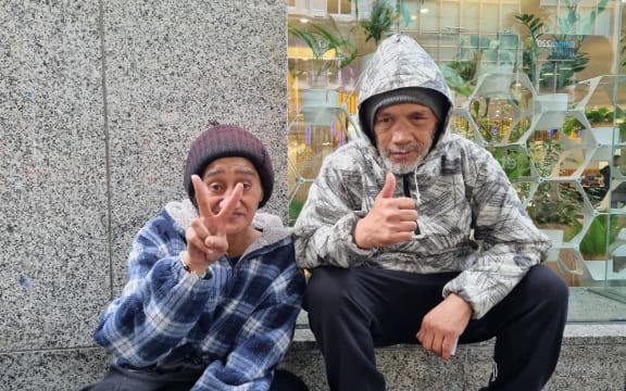 Chris and his street friend Day.