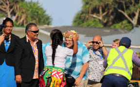 Australia's prime minister is welcomed upon his arrival in Tuvalu for the Pacific Islands Forum leader's summit. August 2019