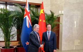 Winston Peters meets with the Chinese Vice President Han Zheng