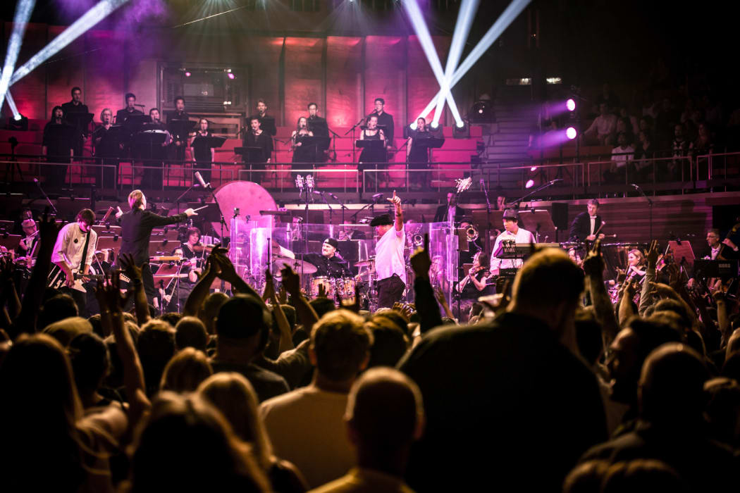 Shapeshifter and the Christchurch Symphony Orchestra celebrate the reopening of the Christchurch Town Hall
