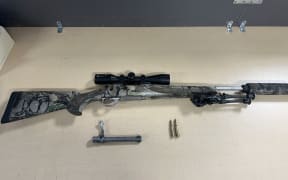 An illegal firearm seized by Police.