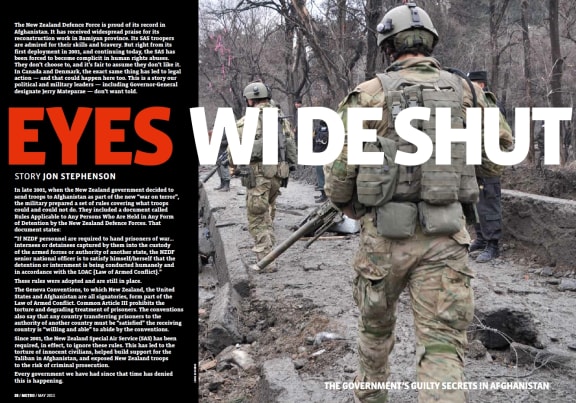 picture of the Metro story published in May 2011