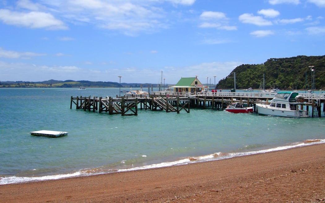 The Russell wharf in Northland.