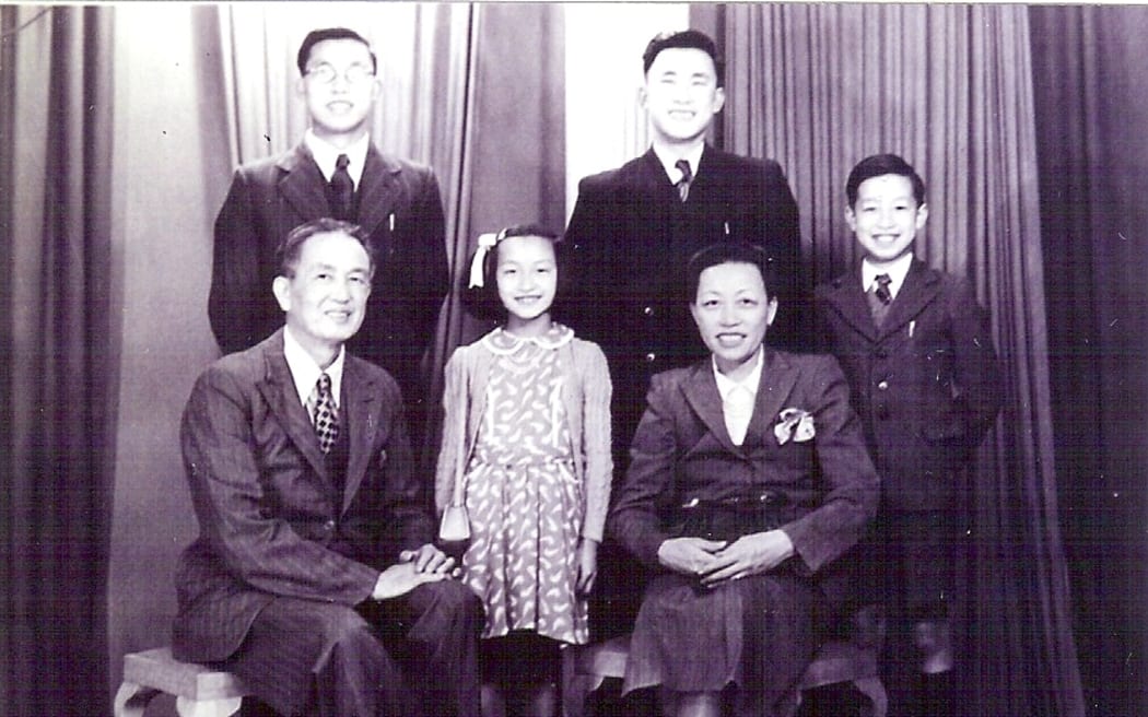 Hing Yew Wong (top left) and his parents and siblings.