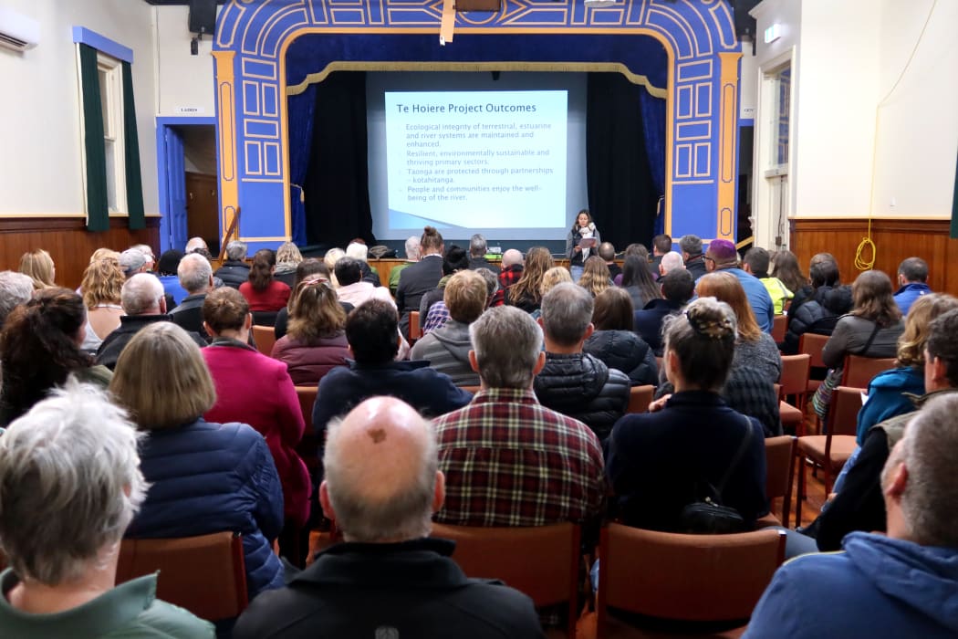 About 100 people attended the event last week in Havelock.