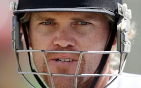 Lou Vincent at Black Caps training in 2006, prior to his ban for match fixing.