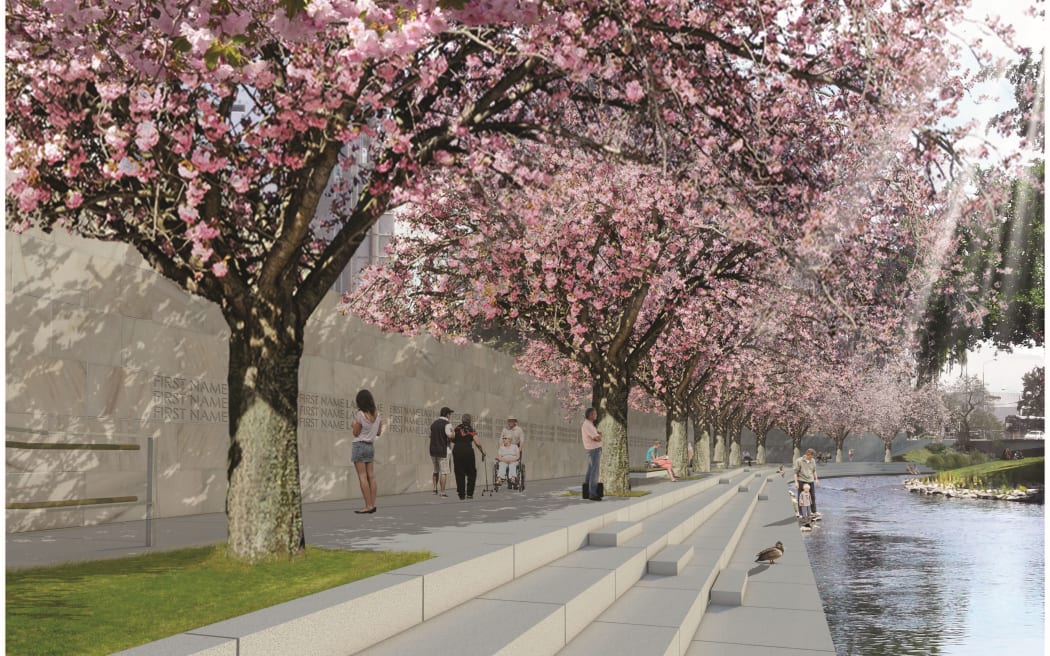 The winning design for the Canterbury earthquake memorial.
