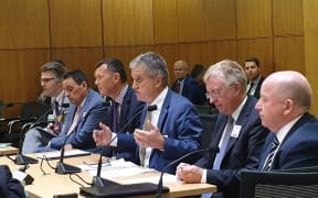 Racing industry leaders at Select Committee.