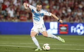 Melbourne Victory midfielder Besart Berisha.