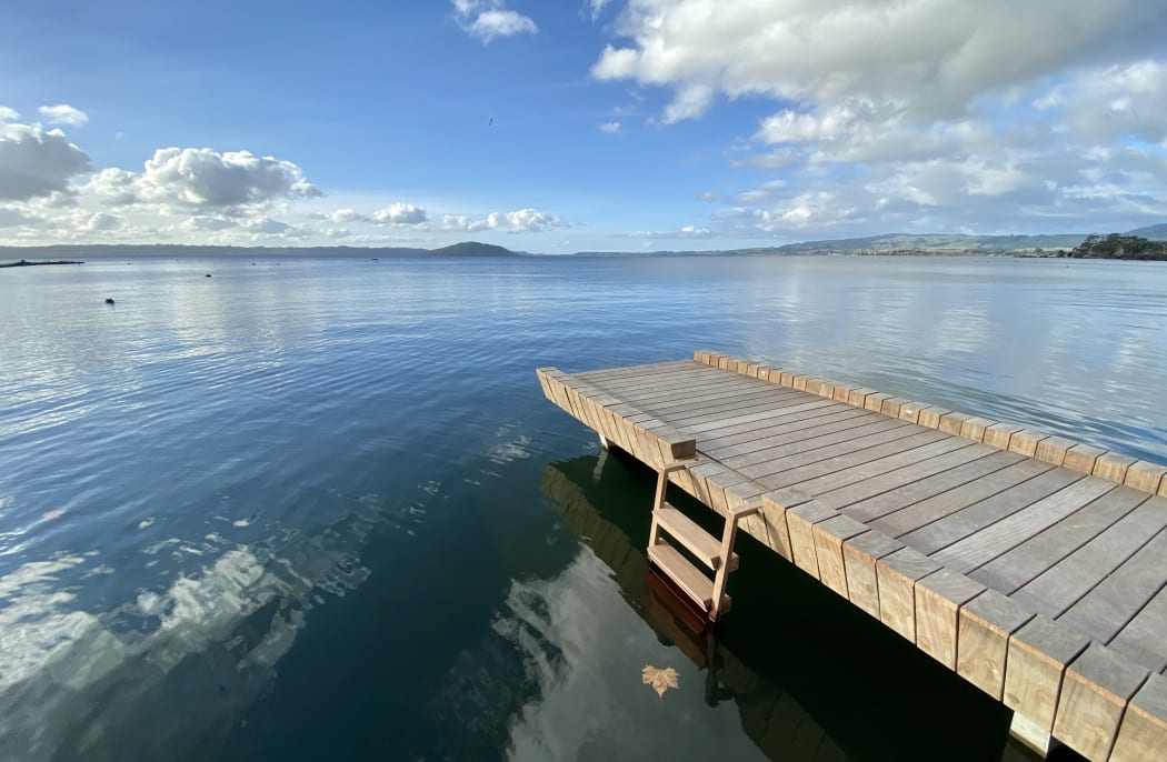 The newly-opened Rotorua lakefront on Saturday last week.