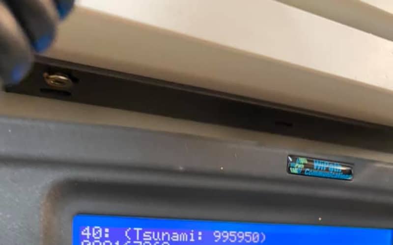 The tsunami alarm.