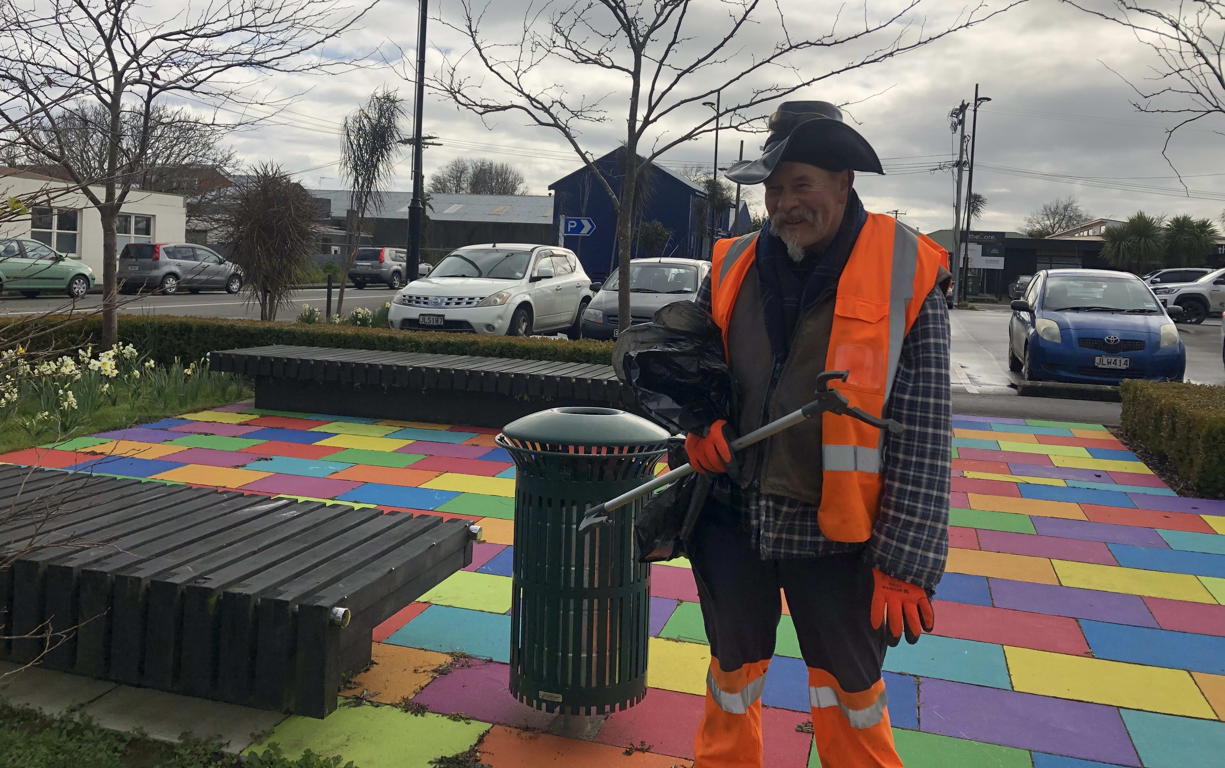 Phil Maybury, of Carterton District Council's Parks and Reserves department.