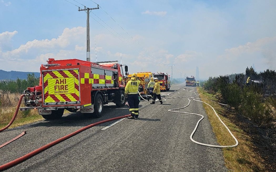 Fire and Emergency on Te Toke Road.