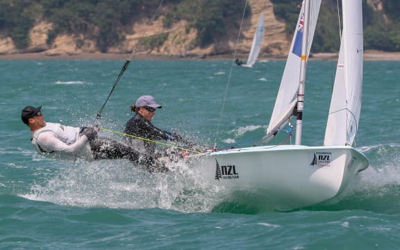 Paul Snow-Hansen and Dan Willcox 470 sailors.