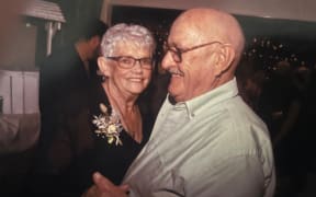 Helge and Gaye Hansen.