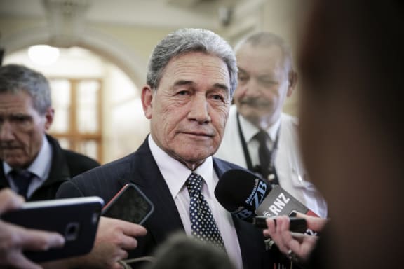 Winston Peters at the Bridge run.