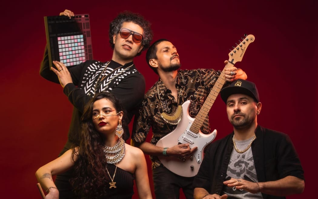 Australian folktronic act Amaru Tribe.
