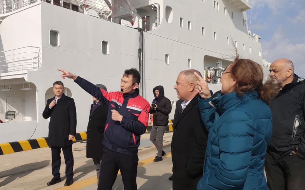 Mark Brown in China.