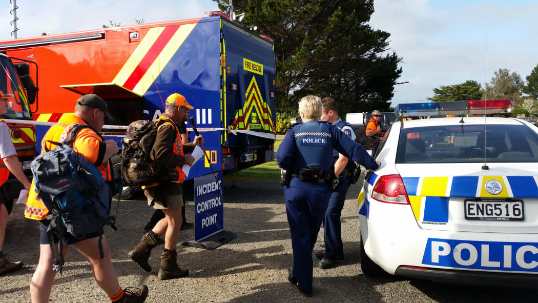 The searching looking for missing boy Alex Fisher