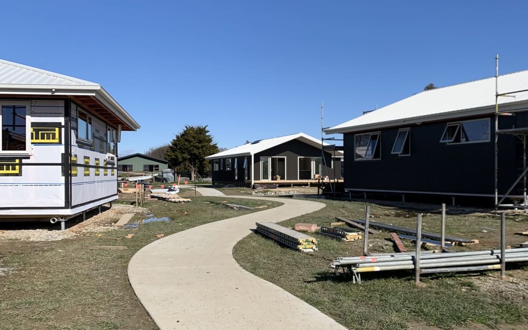 The papakāinga development at Te Āwhina Marae in Motueka.