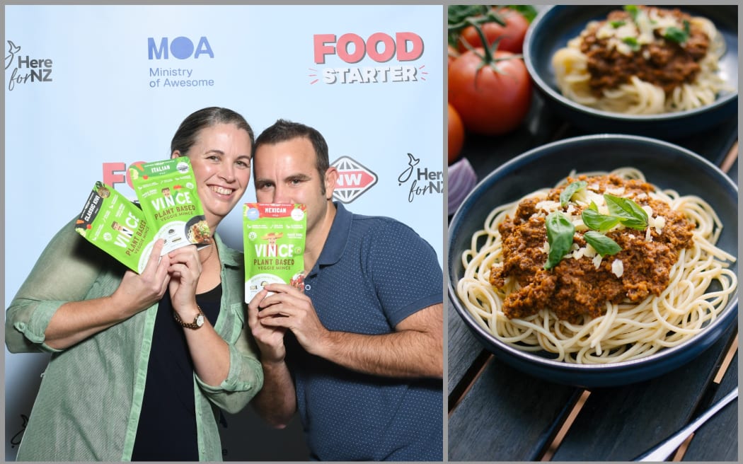 Debbie and Nigel Stowe, bolognese made from Vince