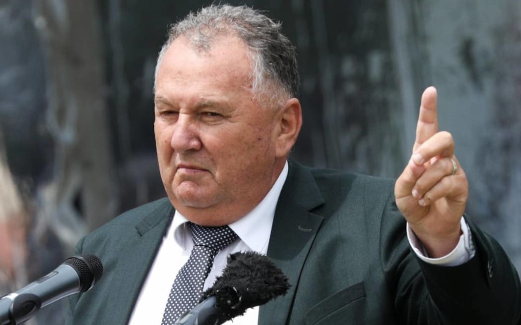 Shane Jones at Rātana Pā.