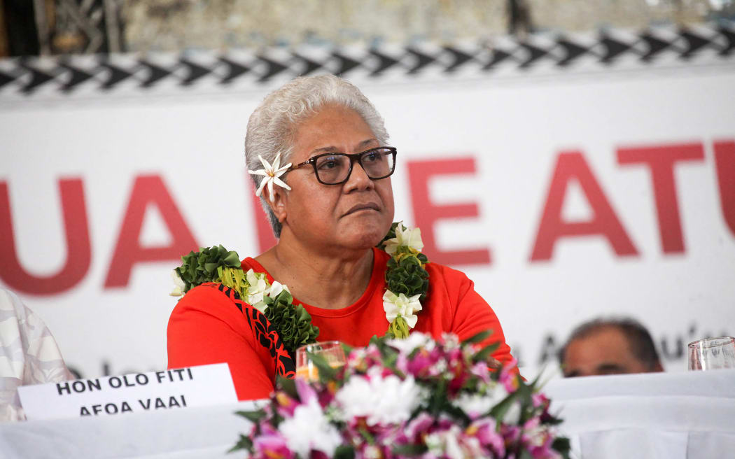 FAST party leader Fiame Naomi Mata'afa.