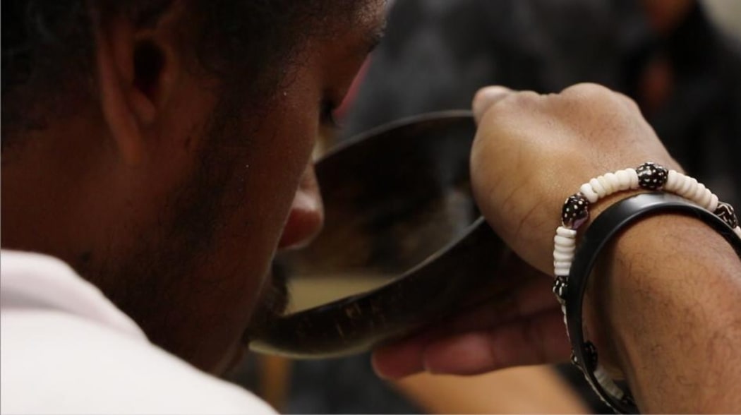An estimated 20-25,000 people drink kava throughout New Zealand on a Friday or Saturday night. Taken at Waikato University in Hamilton