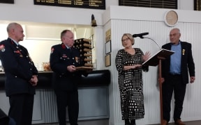 Edward (Joe) Simmons at the Hastings Golf Club honours ceremony.