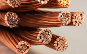 Copper electrical power cable wire