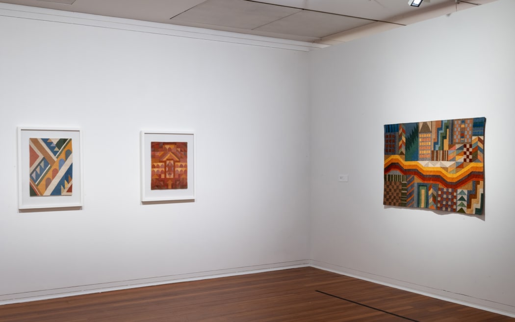 Margery Blackman: Weaving, Life. Installation view, Dunedin Public Art Gallery 2024