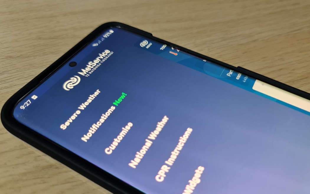 The MetService app's notifications feature sends a notification if a severe storm is on its way or if there are fire danger warnings at the user's location.