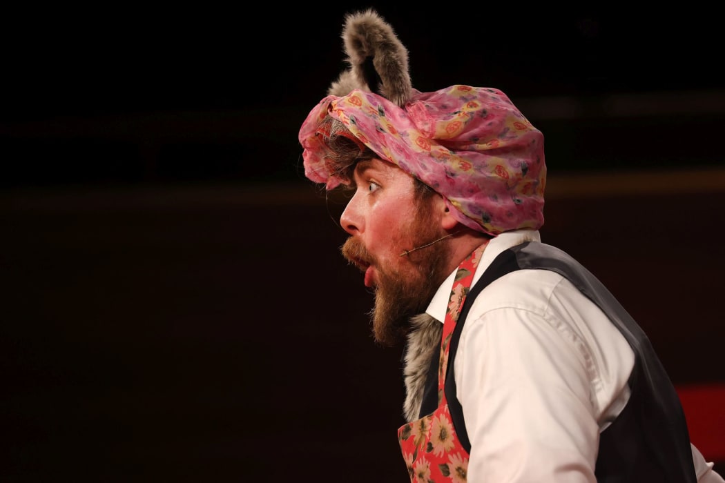 Wolfie disguises himself as Granny.