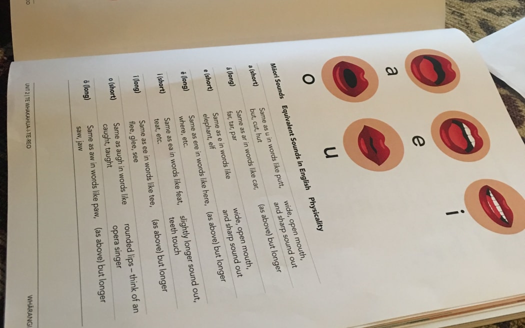 A learning lesson from a book for teaching te reo Māori.