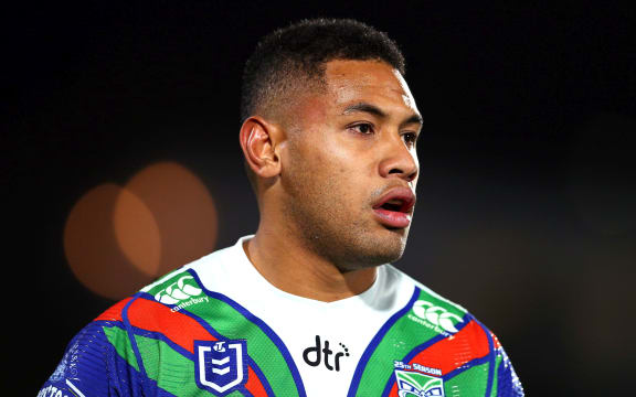 Warriors back David Fusitu'a.