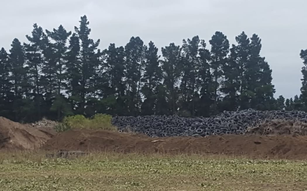 Michael Le Roy was ordered to remove stockpiled tyres from an Amberely property in 2018 by Environment Canterbury. He did not comply with the order.