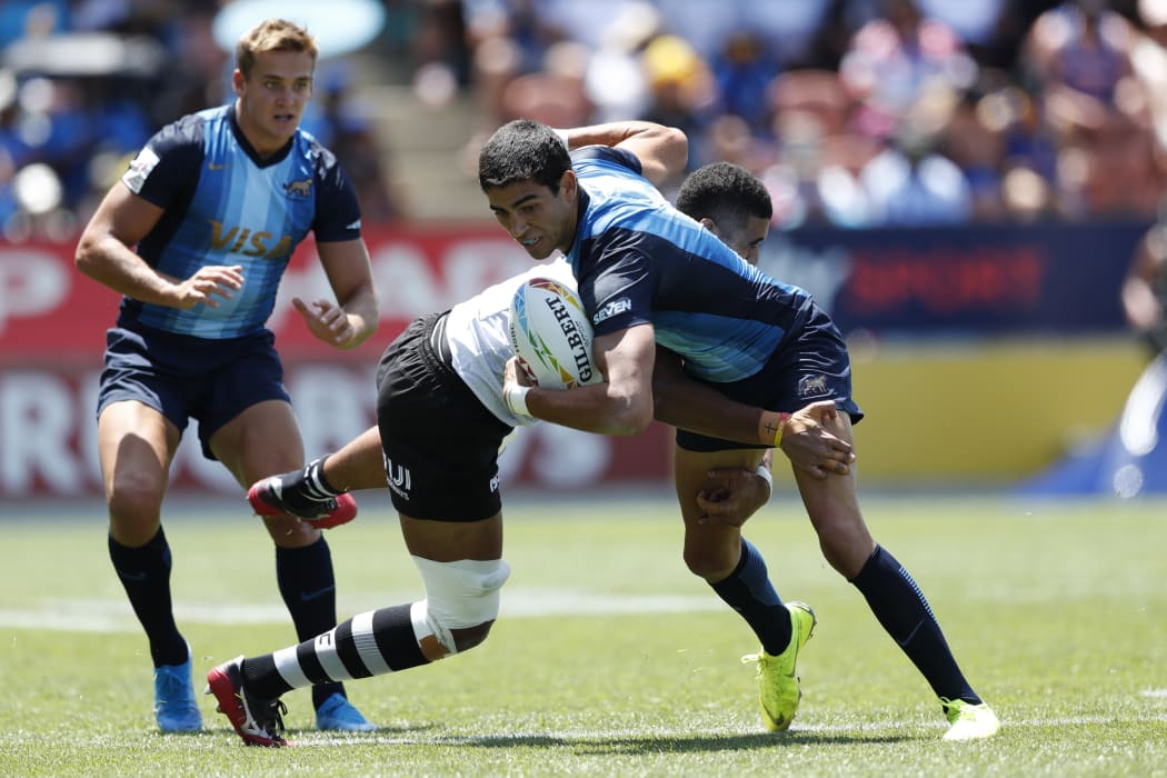 Fiji were upset by Argentina in their final pool game.