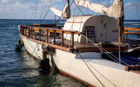 The Cook Islands vaka, Marumaru Atua.