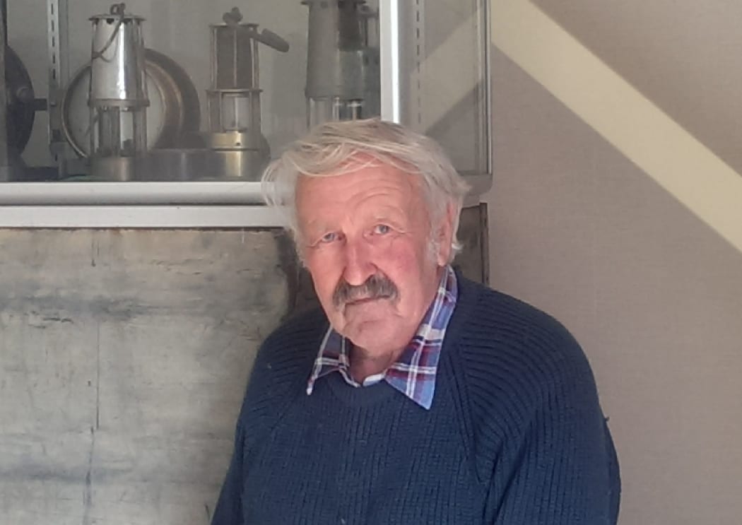 Former miner and Huntly historian Fred Rix.