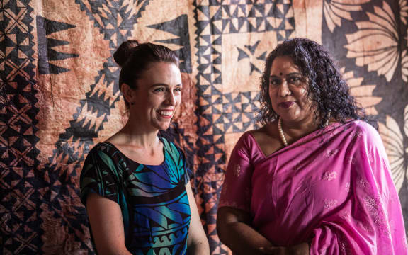 Jacinda Ardern and Nalini Singh