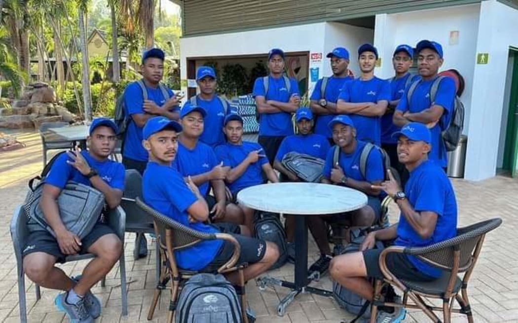 The Fiji U-19 cricket team