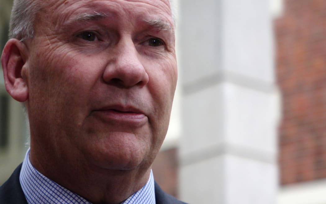 Detective Senior Sergeant Stan Brown outside the High Court in Auckland.
