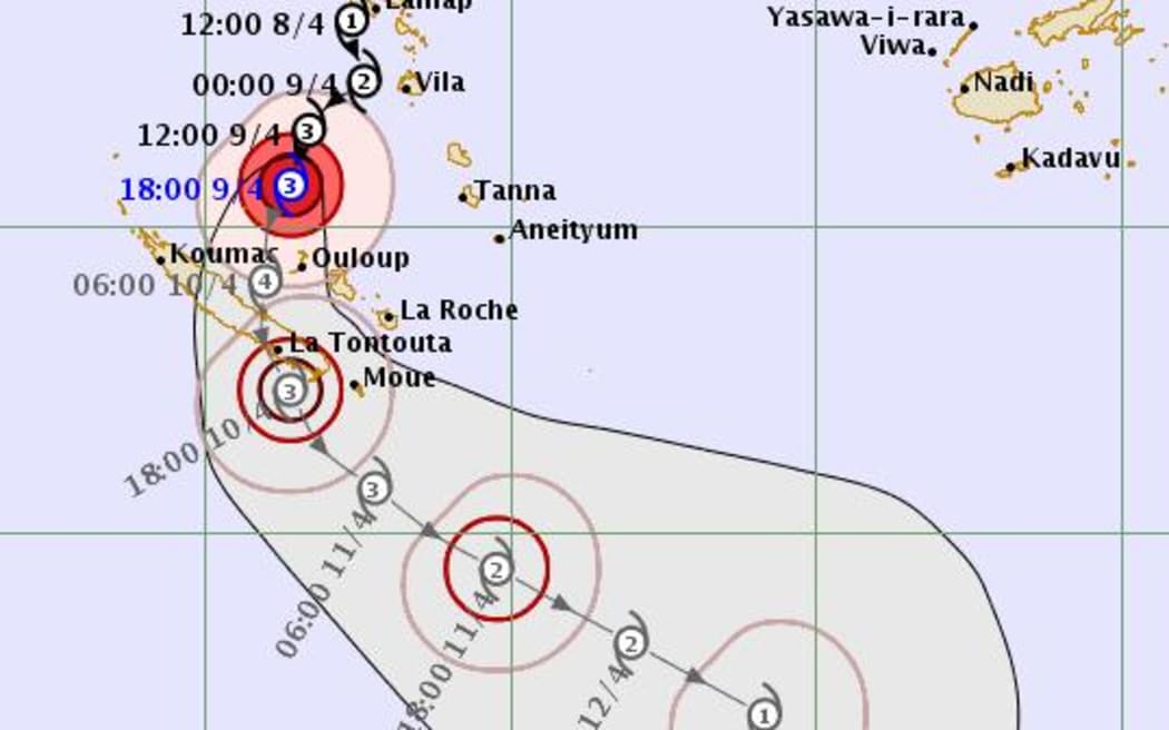 Cyclone Cook forecast to intensify to category 4