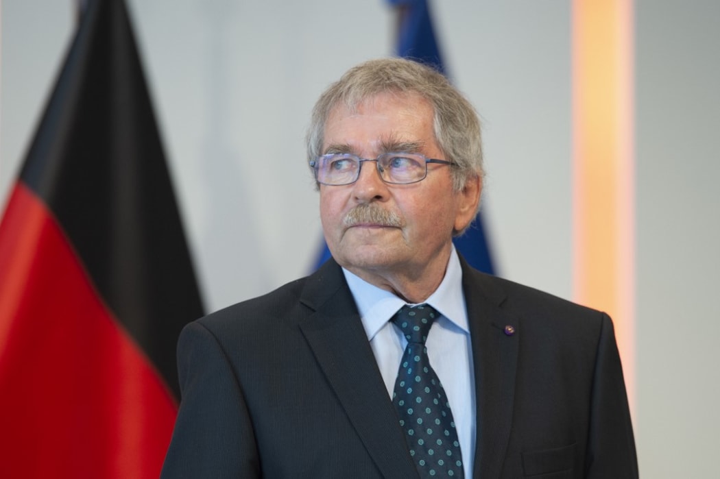 Dr. Johannes Georg Bednorz, Nobel Prize Winner, Physicist, Portraet, PortrÃ_t, Portrait,  award of the Order of Merit of the State of North Rhine-Westphalia in Flora Koeln on August 23, 2020