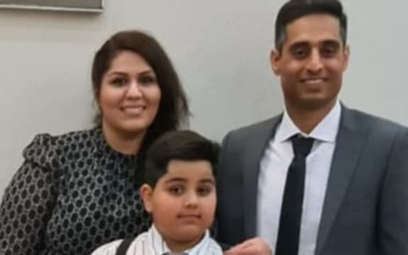 Mahsa Aramesh and family.