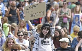 Protests in Edinburgh, Scotland.