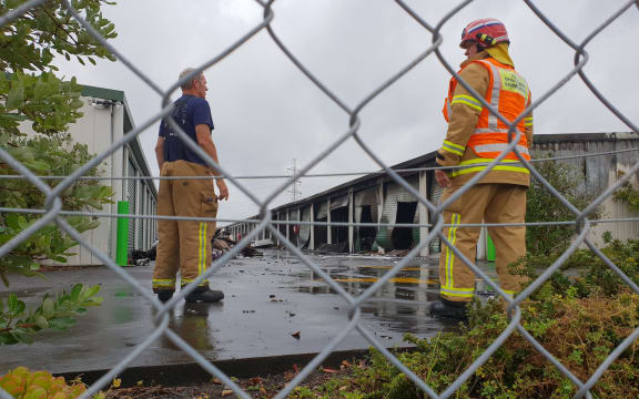Fire at Harris Road, East Tamaki, Auckland